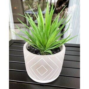 New Artificial Plant | 8" Fake Plant for Desk Decor Artificial Succulent in Pot